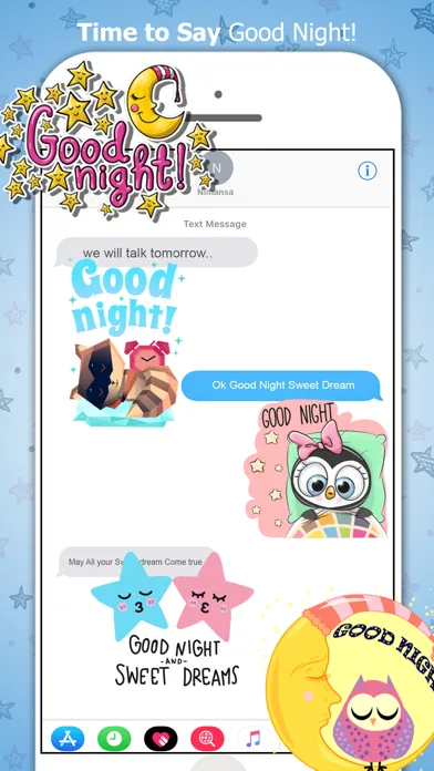 Tangkapan skrin Sweet Dream Stickers!!