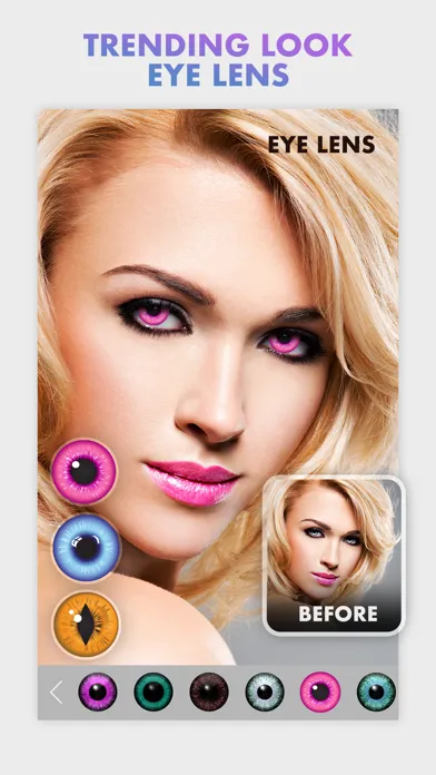 Zrzuty ekranu Hair Color & Eye Color Changer