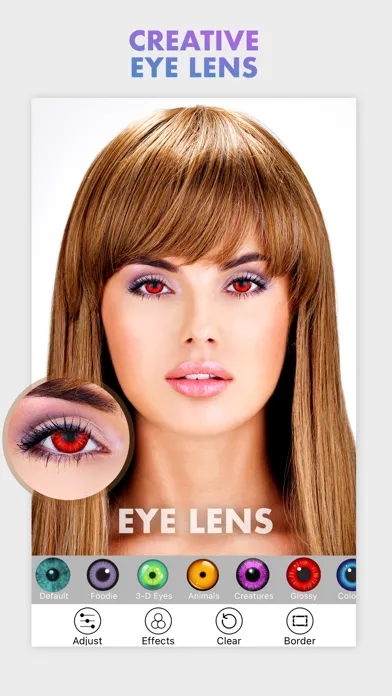 Zrzuty ekranu Hair Color & Eye Color Changer