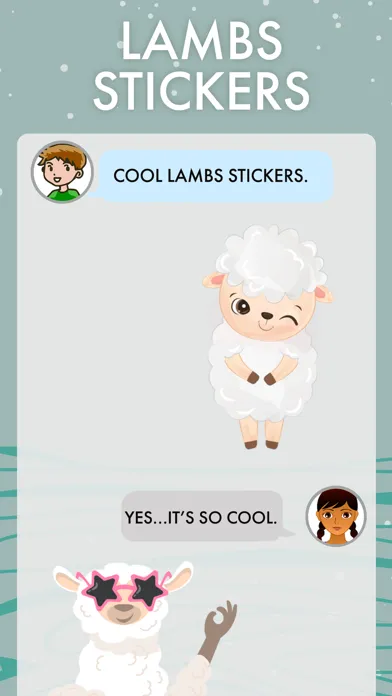 Lamb Stickers Screenshots
