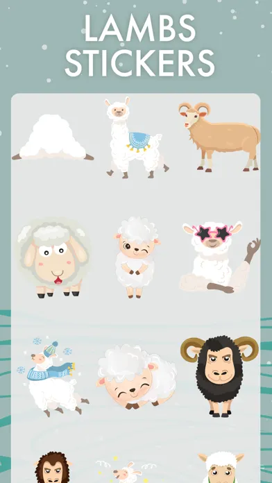 Lamb Stickers Screenshots