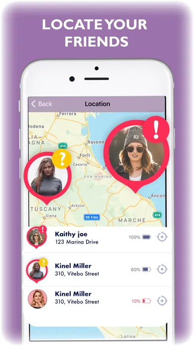 Tangkapan layar Phone Number Tracker - Friends