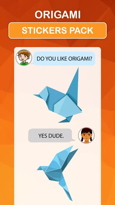 Capturas de pantalla de Origami Stickers Pack