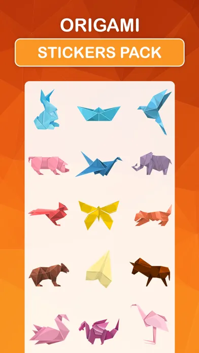 Capturas de pantalla de Origami Stickers Pack
