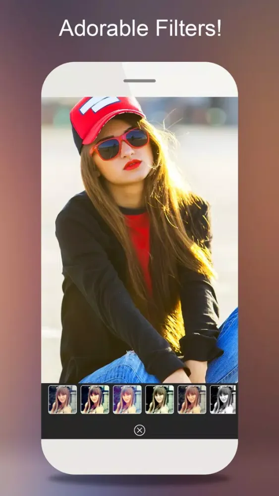 صور Filterfunia - Add Stunning Filters, Stickers & Flower Frames To You Images!