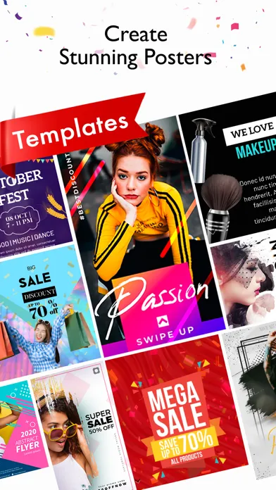 Poster Maker -Flyer Page Maker Screenshots