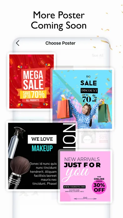 Poster Maker -Flyer Page Maker Screenshots