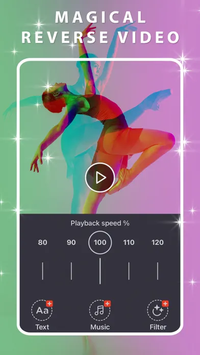 Capturas de tela do Reverse Video Editor Maker