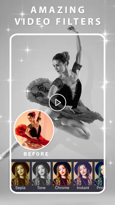 Capturas de tela do Reverse Video Editor Maker