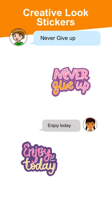 Watercolor Text Stickers Ekran Görüntüleri