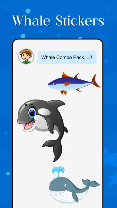 Скриншоты Whale Stickers!