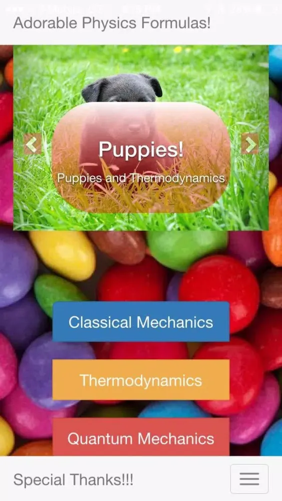 Adorable Physics Formula FlashCards應用截圖