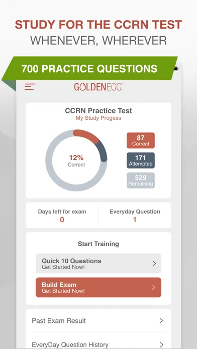 CCRN Practice Test स्क्रीनशॉट