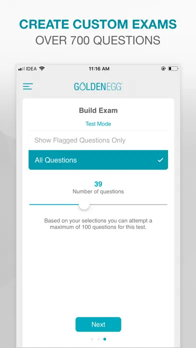 Zrzuty ekranu Golden Egg CFA® Exam Level 3