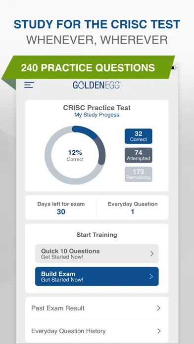 CRISC Practice Test سکرین شاٹس