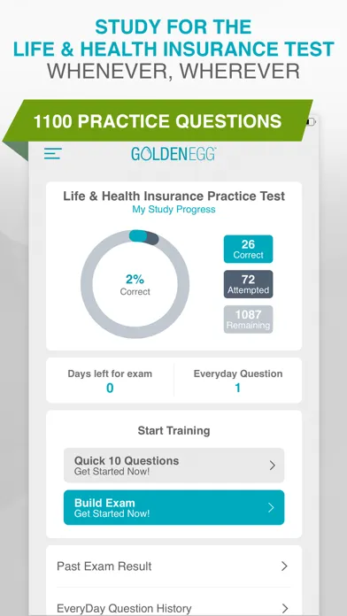 Life & Health Insurance Test سکرین شاٹس