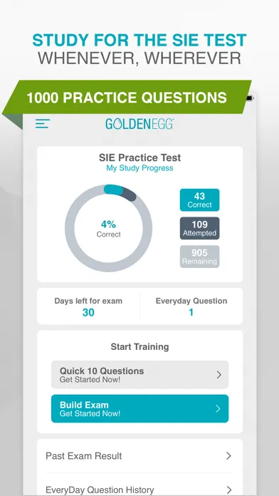 Tangkapan layar SIE Practice Test Prep
