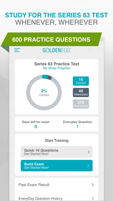 Capturas de pantalla de Series 63 Practice Test Prep