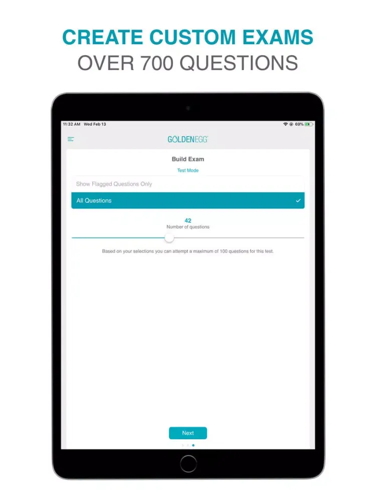 CFP Practice Test iPad  Screenshots
