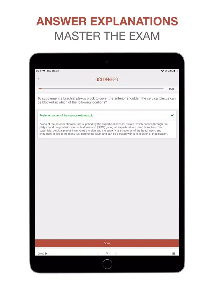 Capturas de pantalla de CRNA Practice Test iPad 