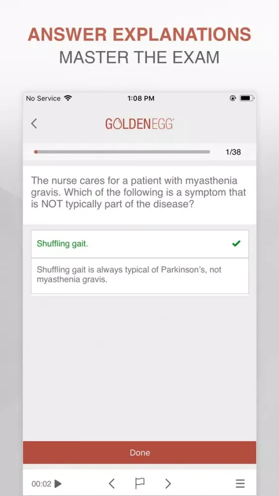 Zrzuty ekranu NCLEX RN Test