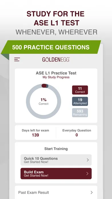 ASE L1 Practice Test Prep سکرین شاٹس