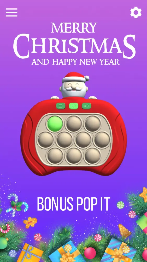 Tangkapan skrin Electronic pop it game console