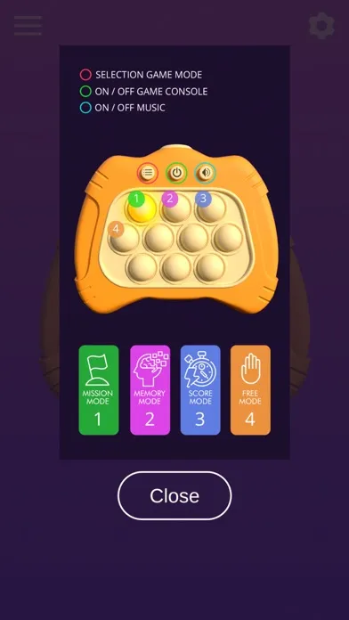 Electronic pop it game console Screenshots