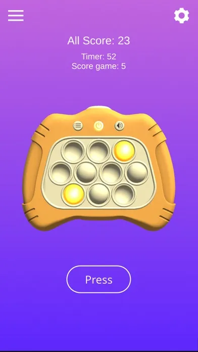 Electronic pop it game console Screenshots