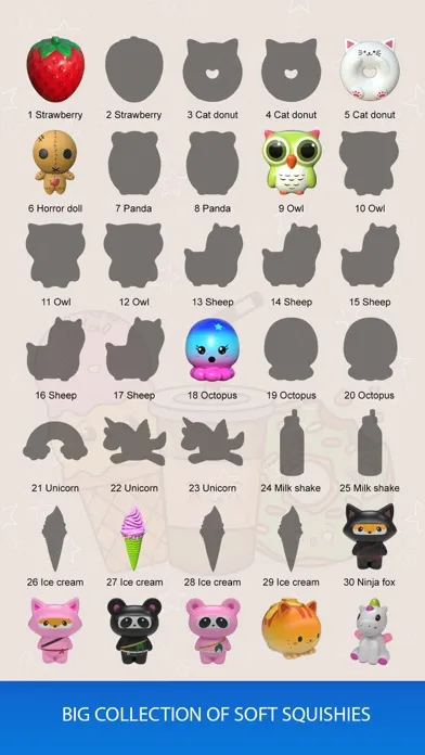 Capturas de tela do Squishy magic sweet box