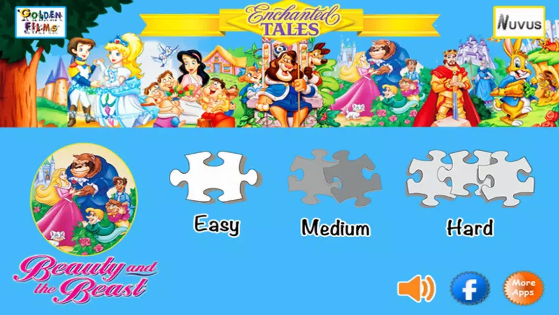 Beauty and the Beast - Jigsaw Puzzle应用截图