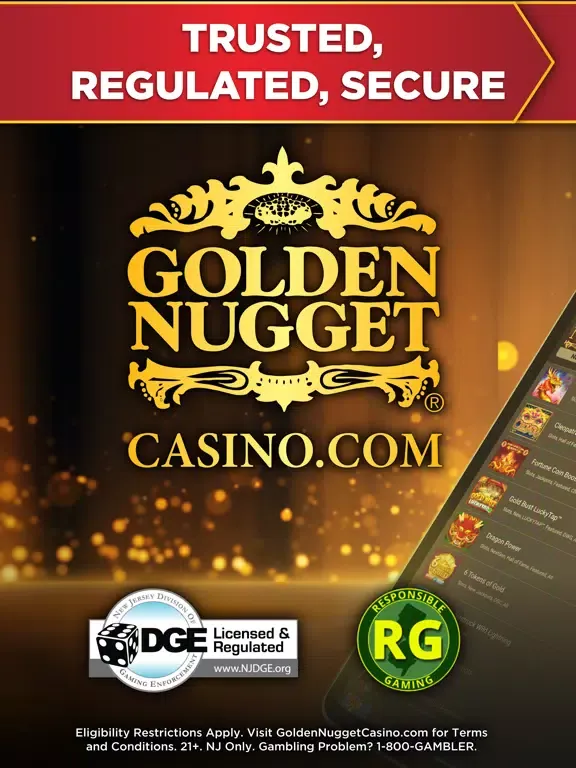تصاویر Golden Nugget NJ Online Casino iPad 