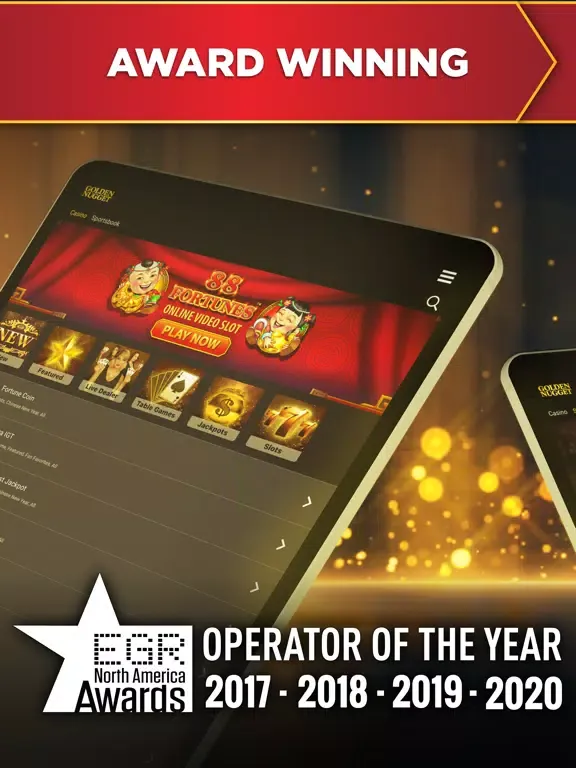 تصاویر Golden Nugget NJ Online Casino iPad 
