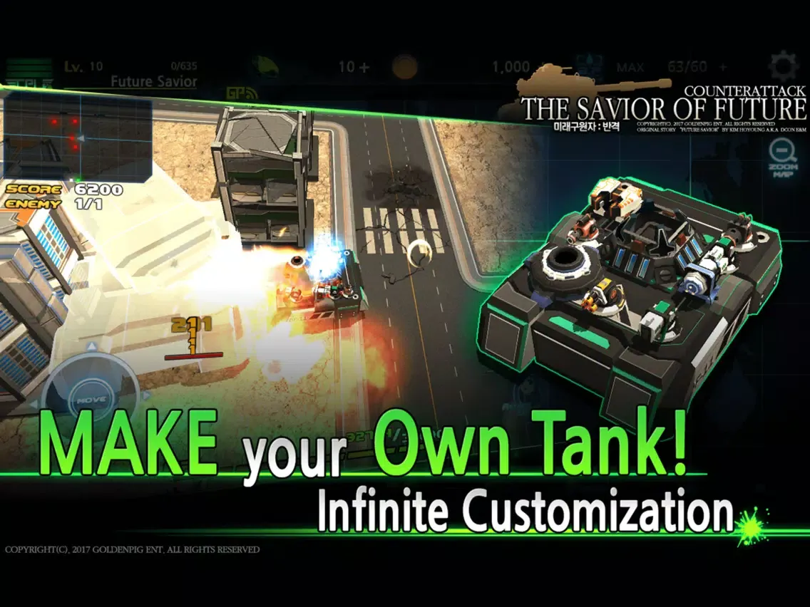 The Savior of future:Tank War iPad 應用截圖