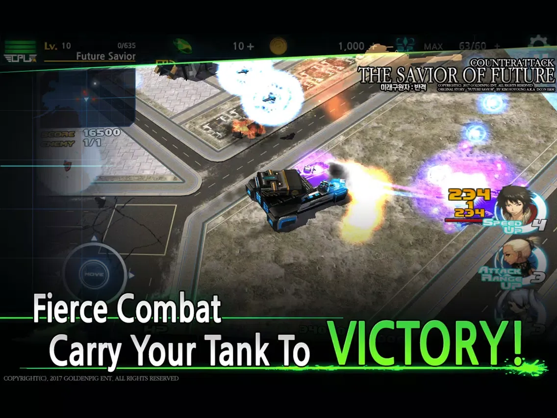 The Savior of future:Tank War iPad 應用截圖