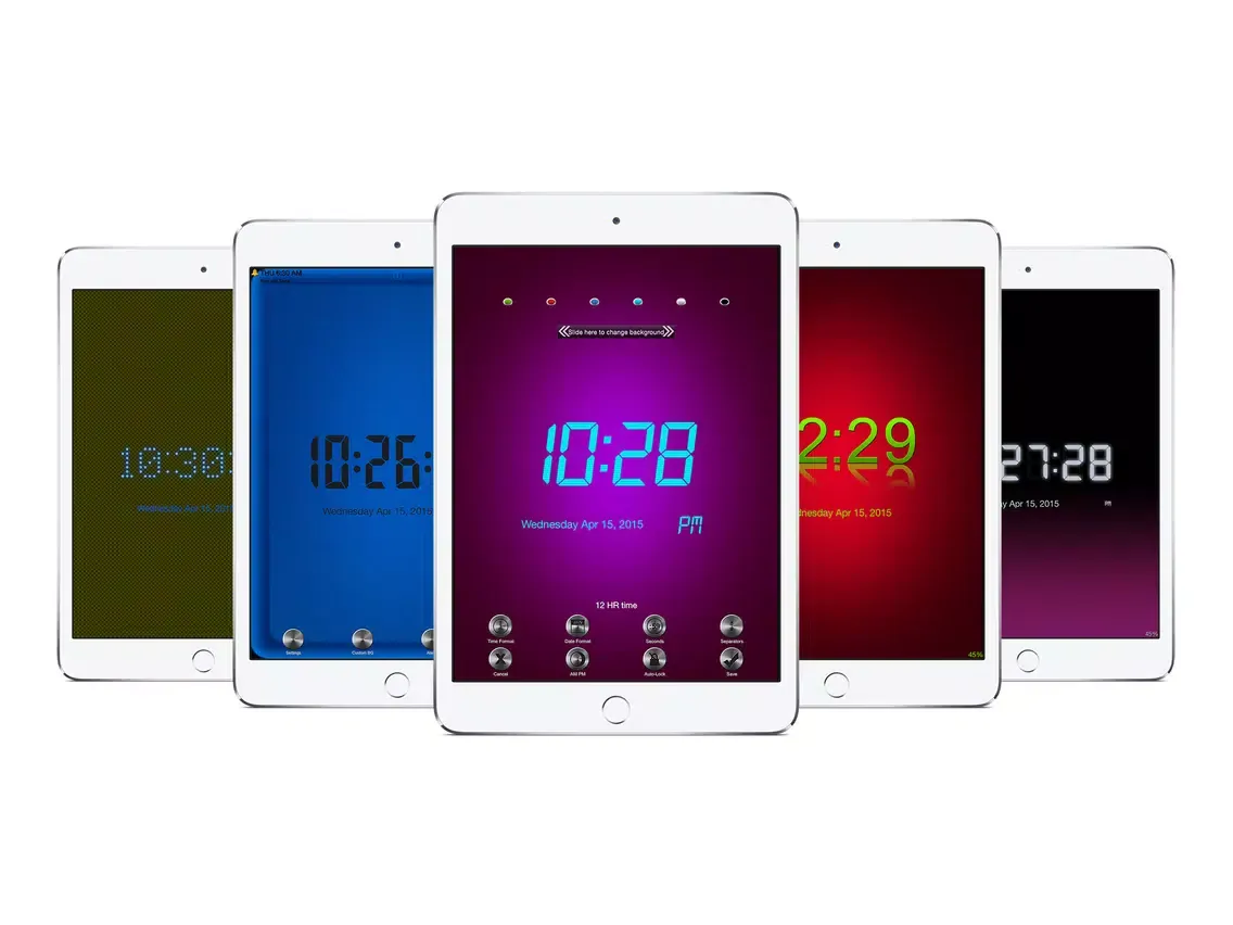 Alarm Clock! Music Theme Clocks iPad  Screenshots