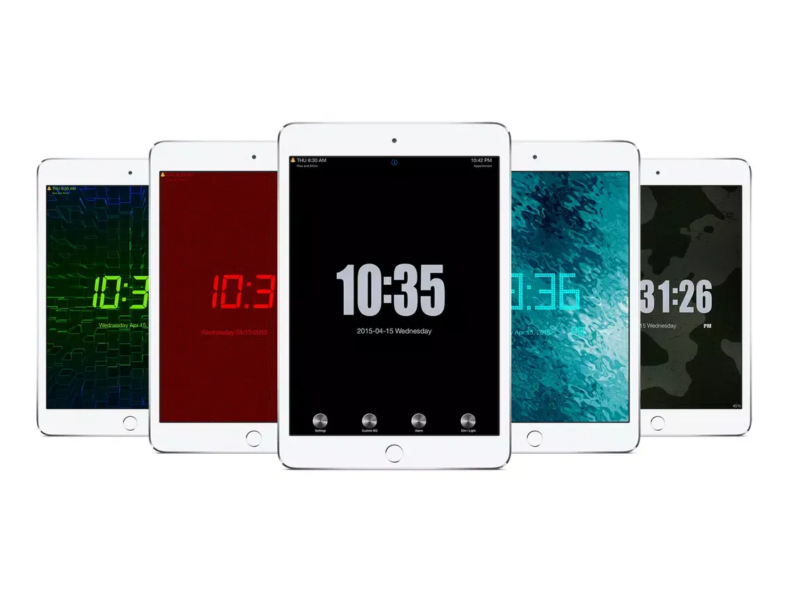 Alarm Clock! Music Theme Clocks iPad  Screenshots