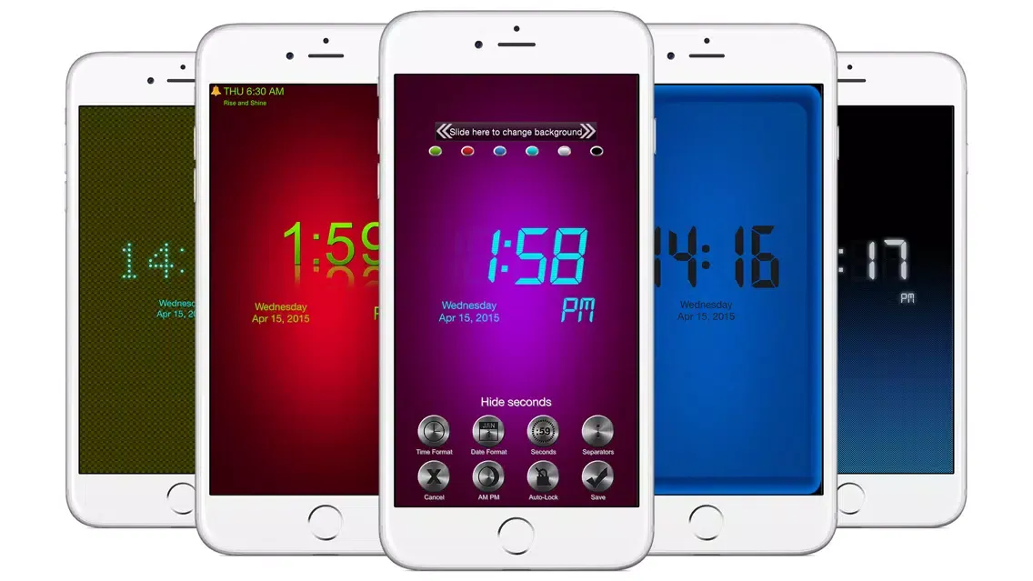 Alarm Clock! Music Theme Clocks Screenshots