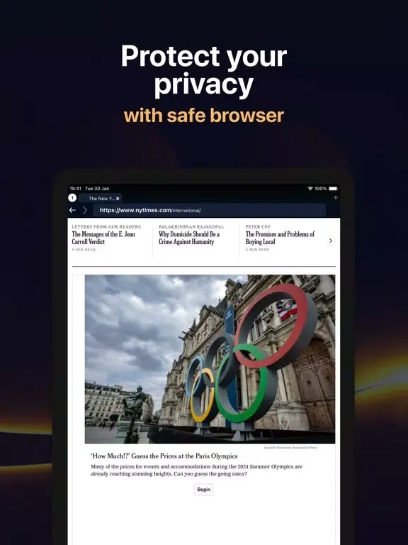 GoldenShield: Private Space iPad  سکرین شاٹس