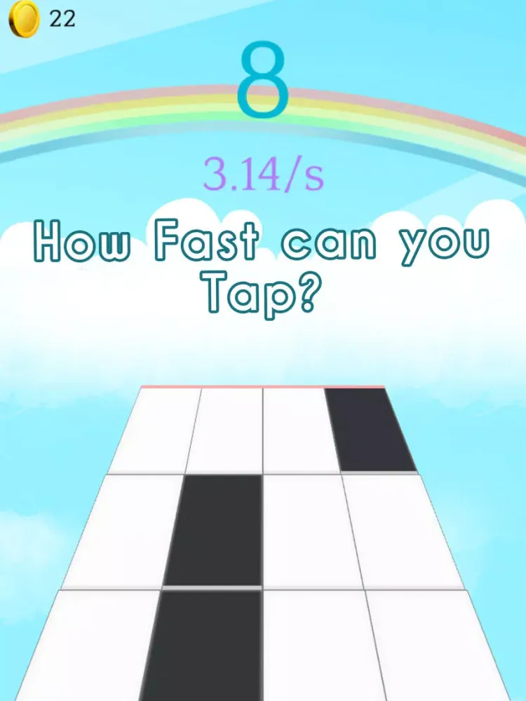 تصاویر Heaven Piano Tiles - Don't Tap The White Tile iPad 