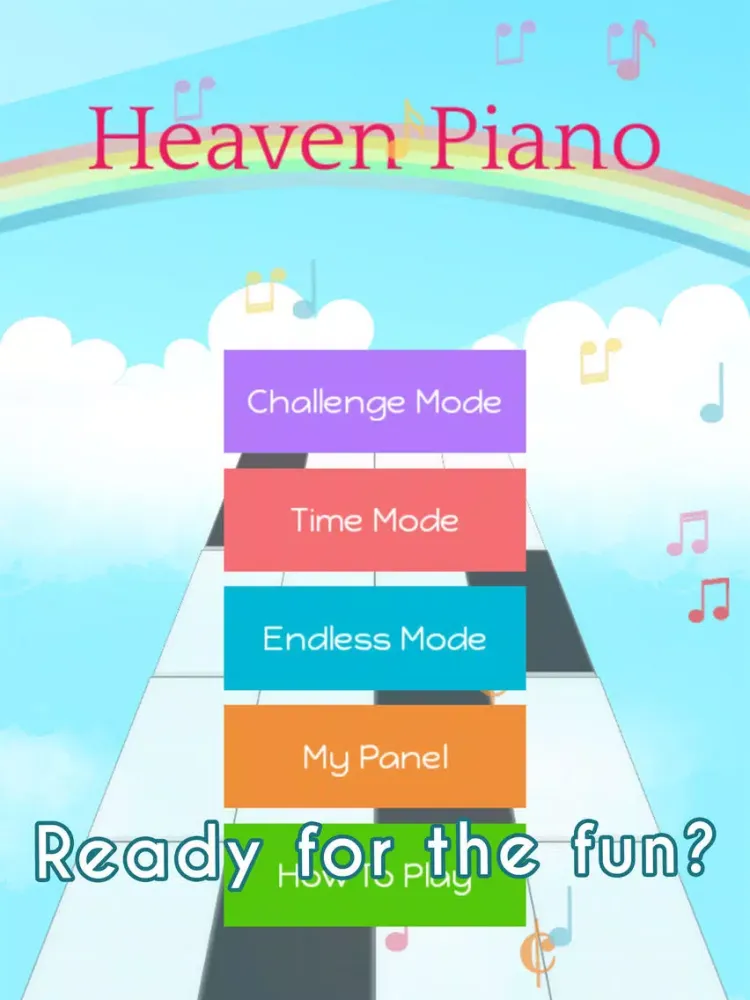تصاویر Heaven Piano Tiles - Don't Tap The White Tile iPad 