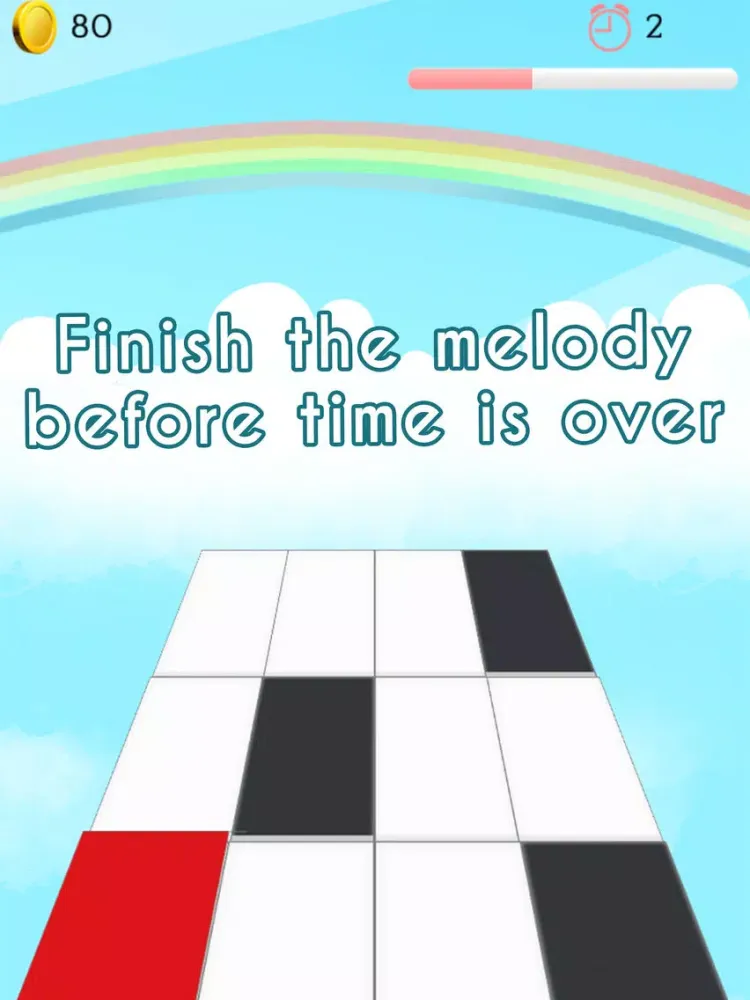 تصاویر Heaven Piano Tiles - Don't Tap The White Tile iPad 