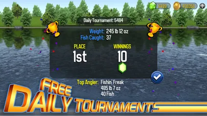 Screenshot di Master Bass Angler: Fishing