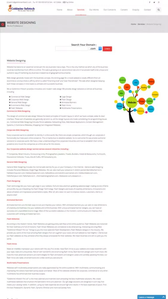 Goldmine Infotech Screenshots