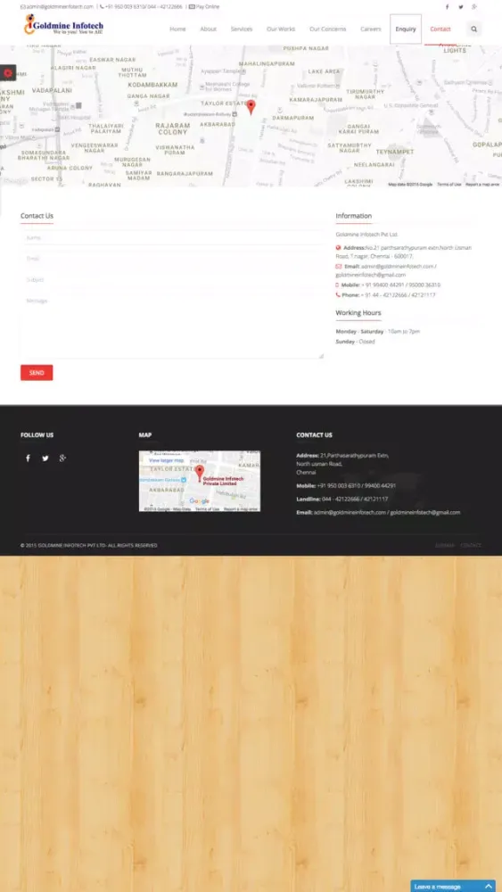 Goldmine Infotech Screenshots