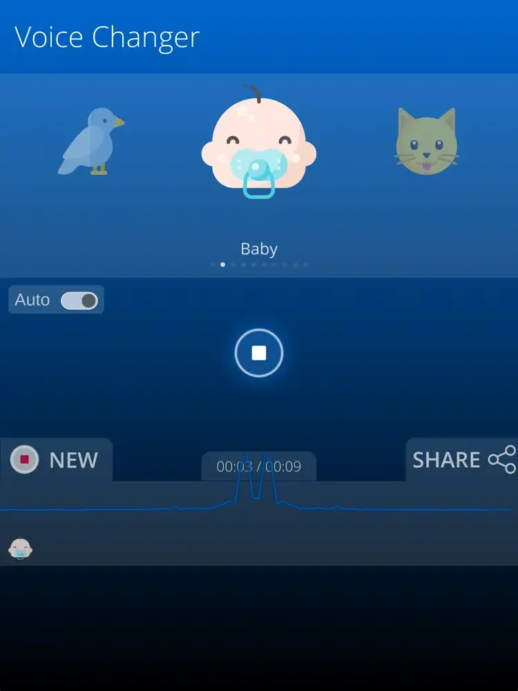 Voice Changer - Generator iPad  스크린샷
