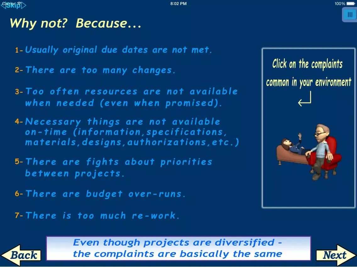TOC Insights into Project Management and Engineering - Critical Chain Project Management: Theory of Constraints solution developed by Eliyahu M. Goldratt iPad Screenshots