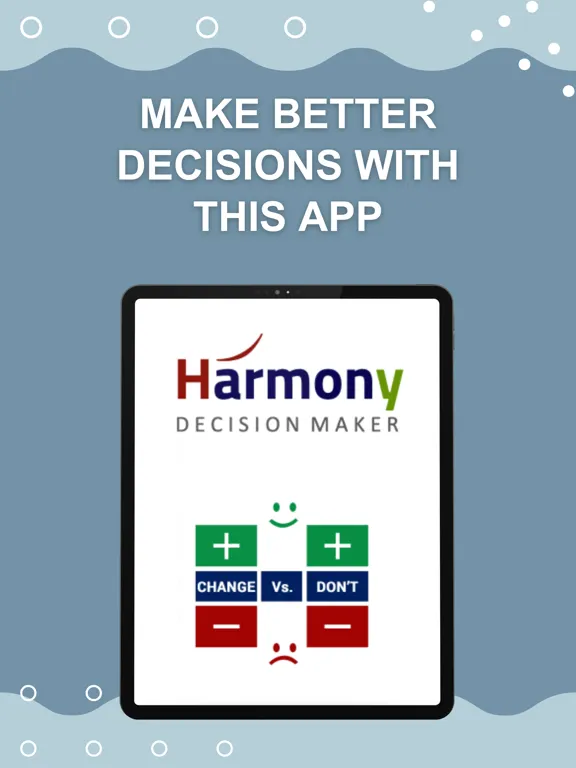 Zrzuty ekranu Harmony Decision Maker iPad 