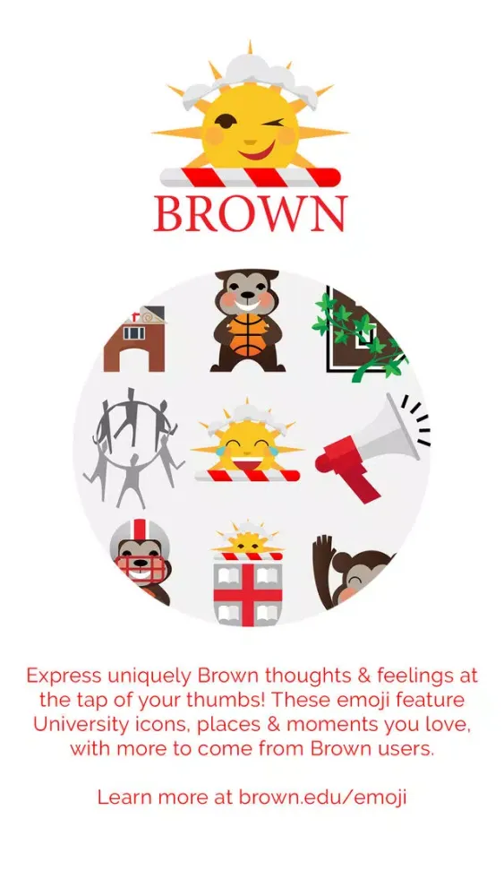 Скриншоты Brown University Emoji