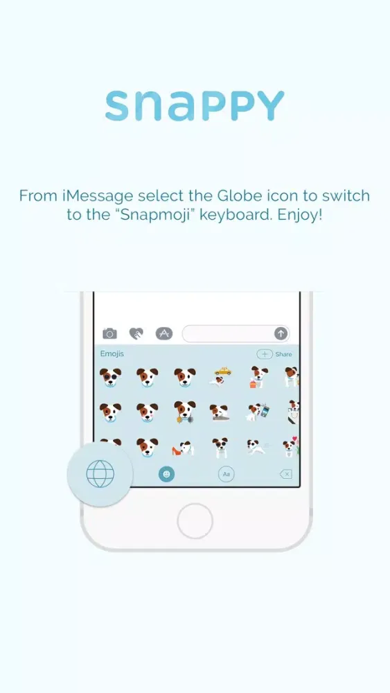 Snappy Emoji Keyboard 스크린샷